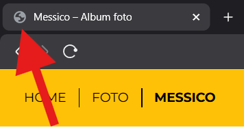 Esempio di pagina completamente caricata